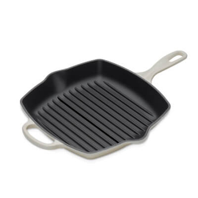 Le Creuset Signature Square Grillit 26 Meringue