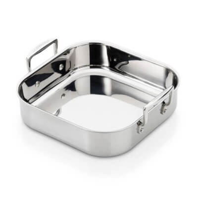 Le Creuset 3 Ply Stainless Steel Square Roaster 26