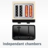 Bosch TAT4P447GB 4 Slice Toaster in Cream Bosch TAT4P447GB 4 Slice Toaster in Cream