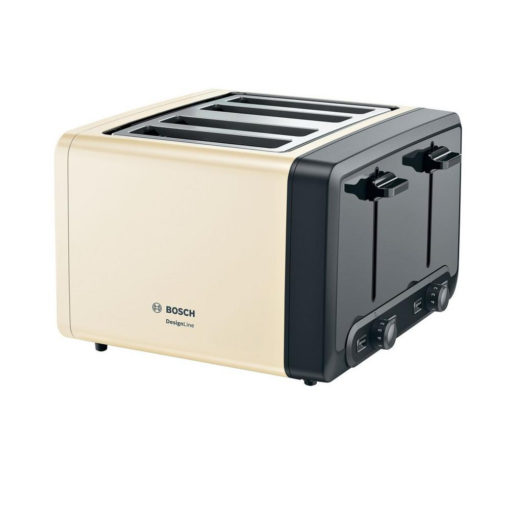 Bosch TAT4P447GB 4 Slice Toaster in Cream Bosch TAT4P447GB 4 Slice Toaster in Cream
