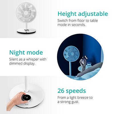 Duux DXCF11 - Height Adjustable