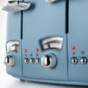 Delonghi CT04AZ Argento Flora 4 Slice Toaster in Blue