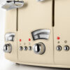 Delonghi CT04BG Argento Flora 4 Slice Toaster in Beige