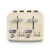 Delonghi CT04BG Argento Flora 4 Slice Toaster in Beige