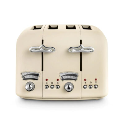 Delonghi CT04BG Argento Flora 4 Slice Toaster in Beige