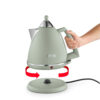 Delonghi KBX3016GR Argento Flora Kettle in Green Delonghi KBX3016GR Argento Flora Kettle in Green
