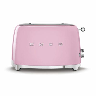 Smeg TSF01PKUK Retro Style 2 Slice Toaster in Pink