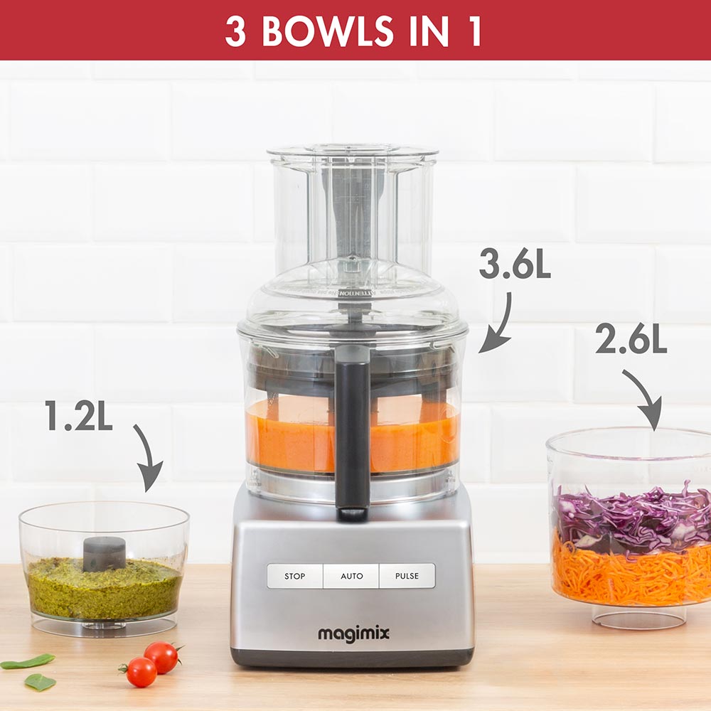Magimix 5200XL Premium Cuisine System Food Processor in Satin Magimix 5200XL Premium Cuisine System Food Processor in Satin