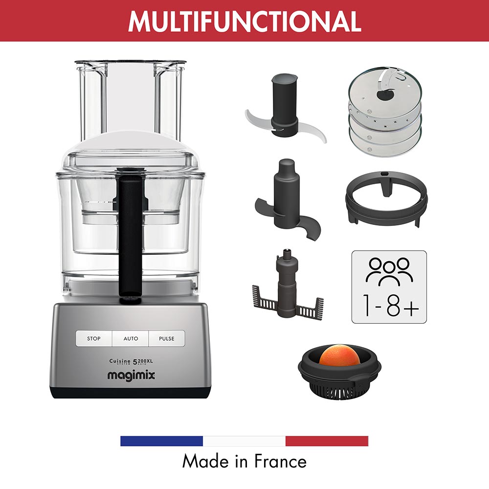 Magimix 5200XL Cuisine System 18591 Food Processor in Satin Magimix 5200XL Cuisine System 18591 Food Processor in Satin