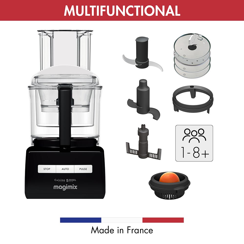 Magimix 5200XL Cuisine System 18584 Food Processor in Black Magimix 5200XL Cuisine System 18584 Food Processor in Black