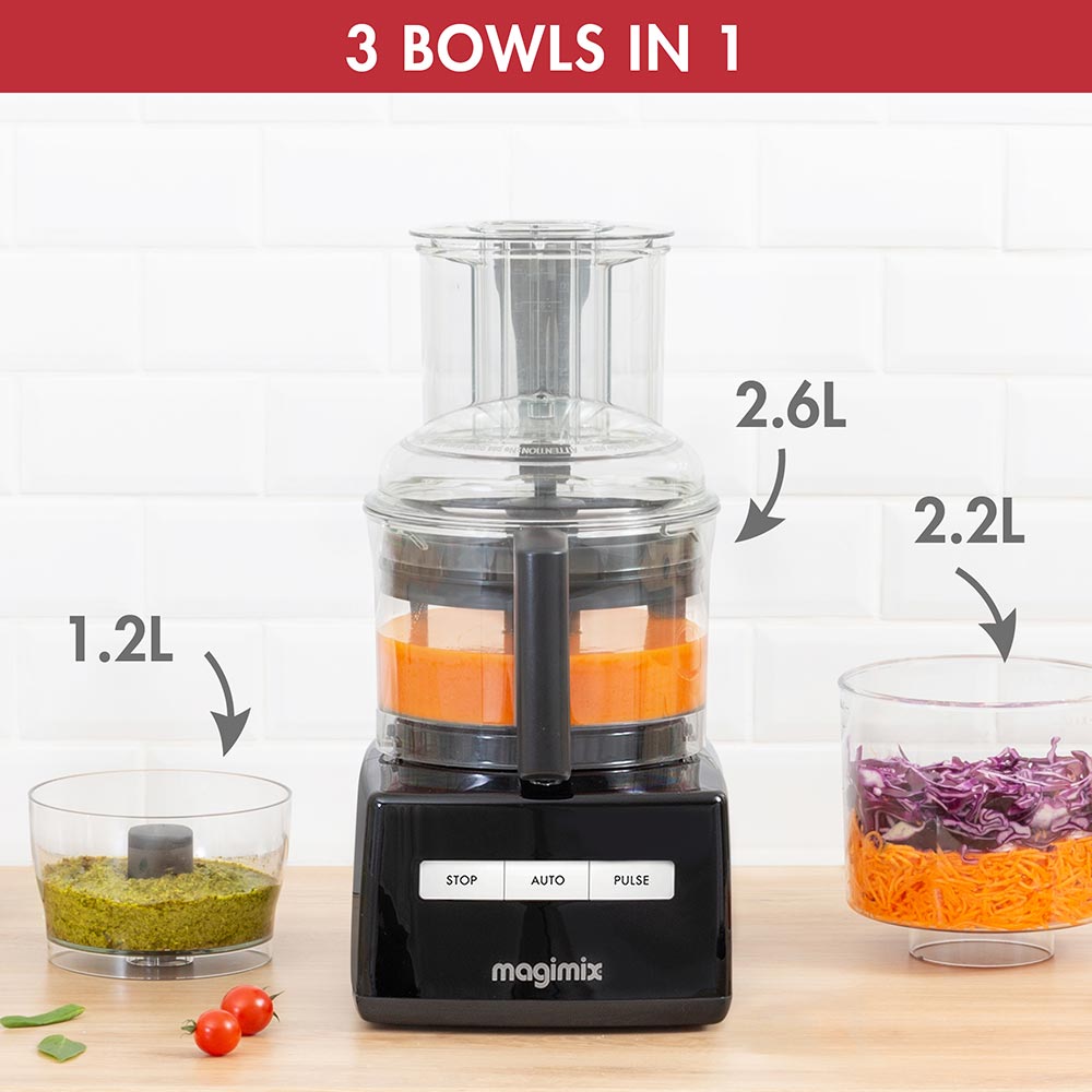 Magimix 3200XL Compact System 18373 Food Processor in Black Magimix 3200XL Compact System 18373 Food Processor in Black