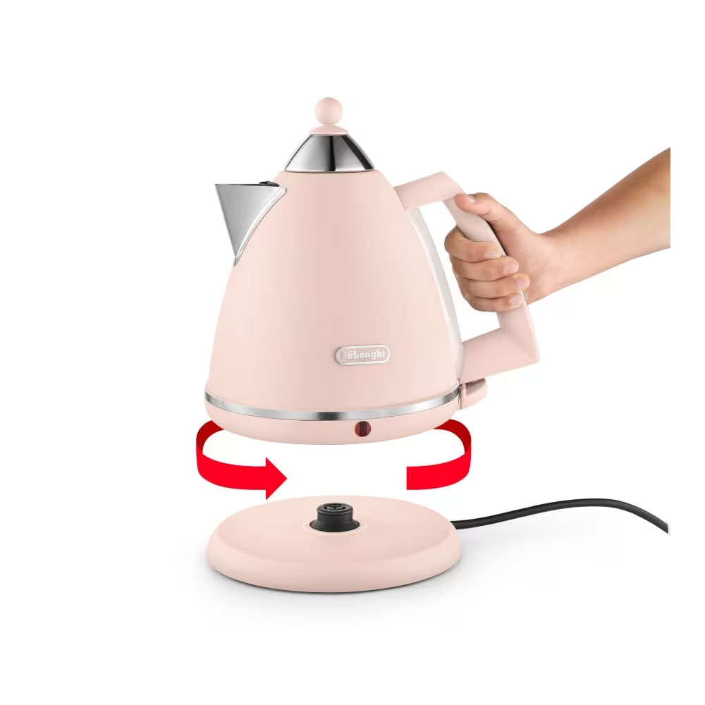 Delonghi KBX3016PK Argento Flora Kettle in Pink Freenet Electrical