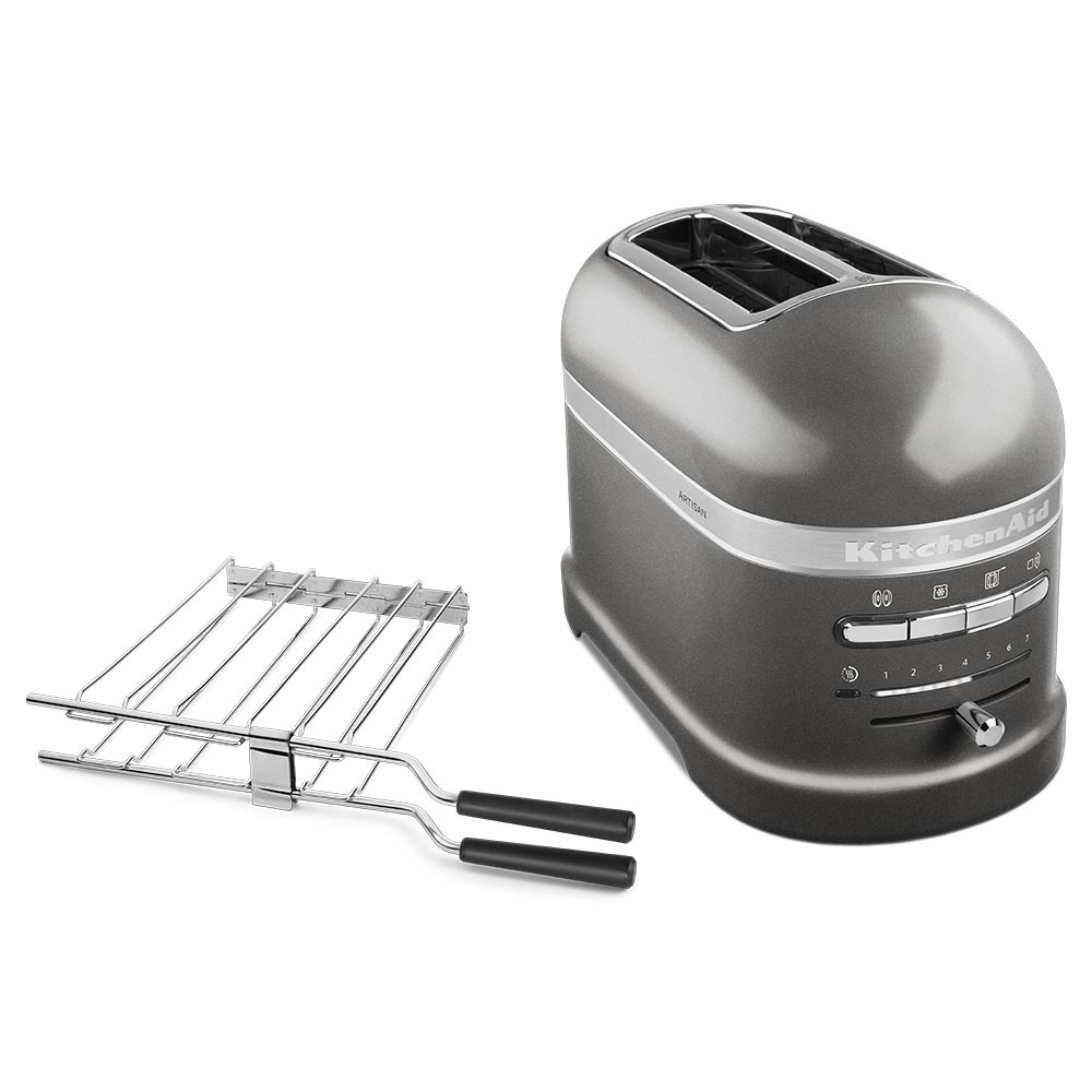 KitchenAid 5KMT2204BMS Artisan 2-slot Toaster in Medallion Silver KitchenAid 5KMT2204BMS Artisan 2-slot Toaster in Medallion Silver