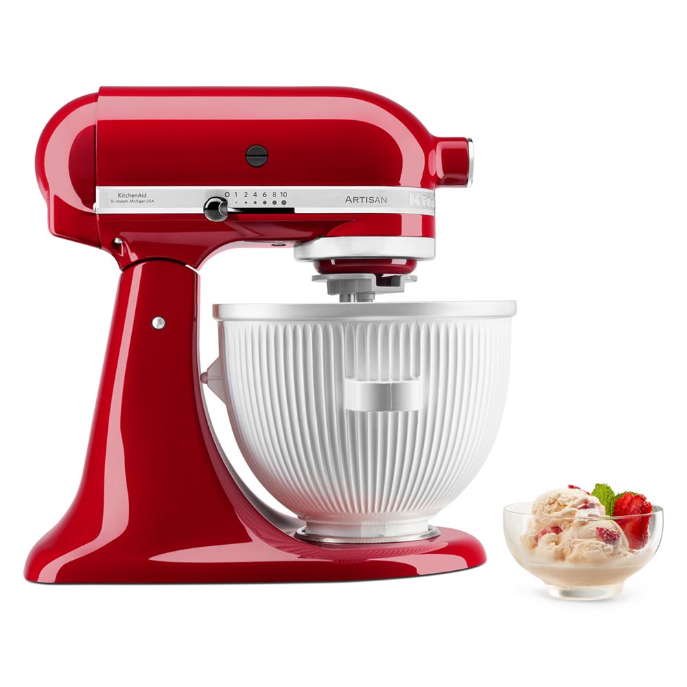 KitchenAid 5KSMICM 1.9L Bowl Ice Cream Maker for KitchenAid Mixers KitchenAid 5KSMICM 1.9L Bowl Ice Cream Maker for KitchenAid Mixers