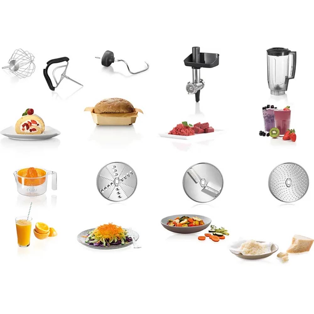 Bosch MUM59340GB CreationLine 3.9 Litre 1000W Stand Mixer in Silver Bosch MUM59340GB CreationLine 3.9 Litre 1000W Stand Mixer in Silver