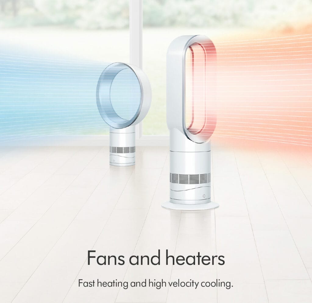 Dyson fans, heaters, Hot+Cool and purifying fans