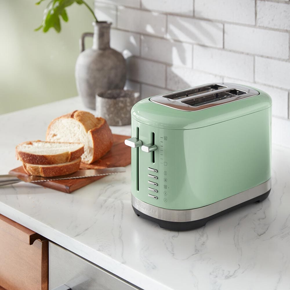 KitchenAid 5MT2109BPT Manual Control 2 Slot Toaster in Pistachio KitchenAid 5MT2109BPT Manual Control 2 Slot Toaster in Pistachio