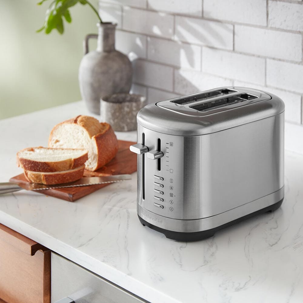 KitchenAid 5MT2109BSX Manual Control 2 Slot Toaster in Stainless Steel KitchenAid 5MT2109BSX Manual Control 2 Slot Toaster in Stainless Steel