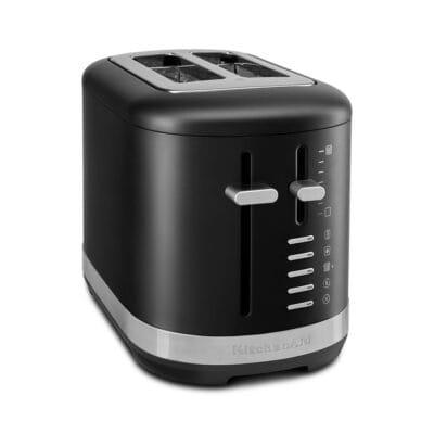 KitchenAid 5MT2109BBM Manual Control 2 Slot Toaster in Matte Black