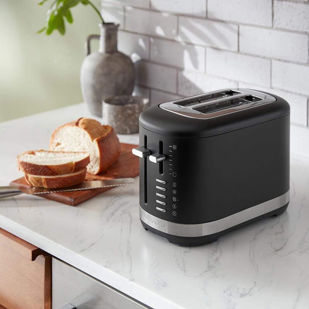KitchenAid 5MT2109BBM Manual Control 2 Slot Toaster in Matte Black KitchenAid 5MT2109BBM Manual Control 2 Slot Toaster in Matte Black
