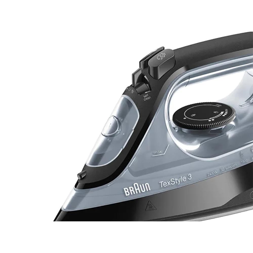 Braun TexStyle 3 Steam Iron in Black - SI3055BK