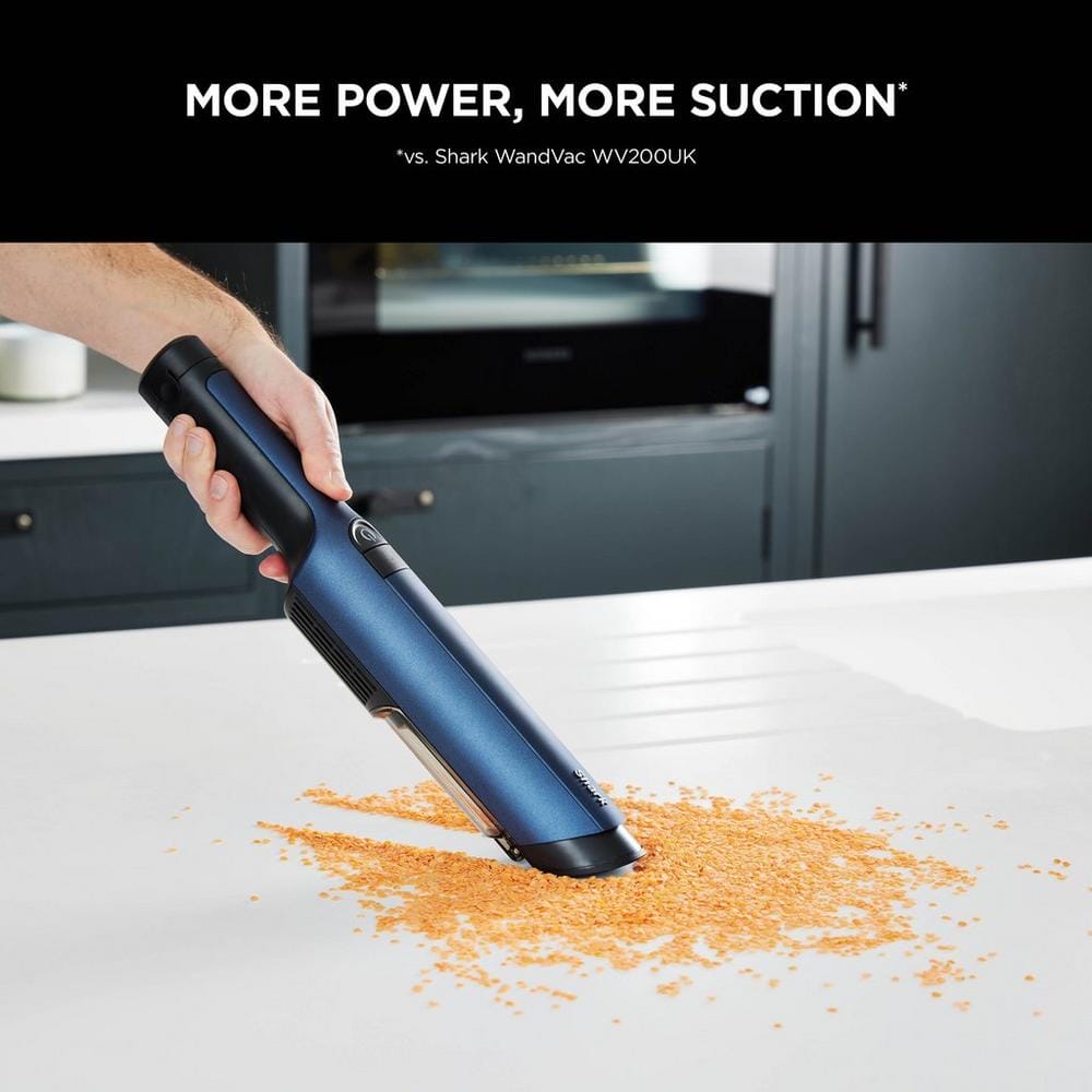 Shark WV270UK Wandvac 2.0 Cordless Vacuum Cleaner - 15 Minutes Run Time - Blue Shark WV270UK Wandvac 2.0 Cordless Vacuum Cleaner - 15 Minutes Run Time - Blue
