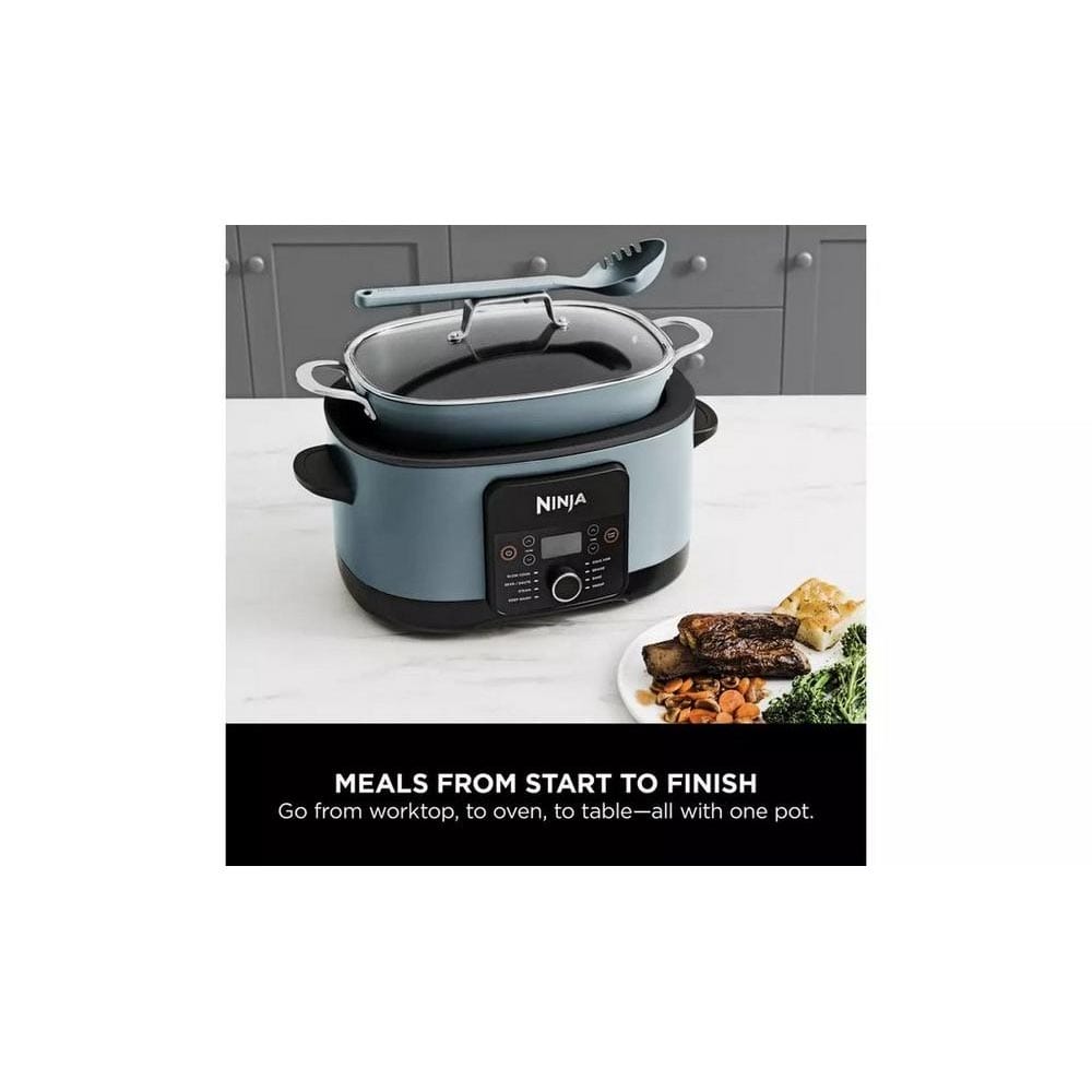 Ninja MC1001UK Foodi PossibleCooker 8-in-1 Slow Cooker in Blue Ninja MC1001UK Foodi PossibleCooker 8-in-1 Slow Cooker in Blue