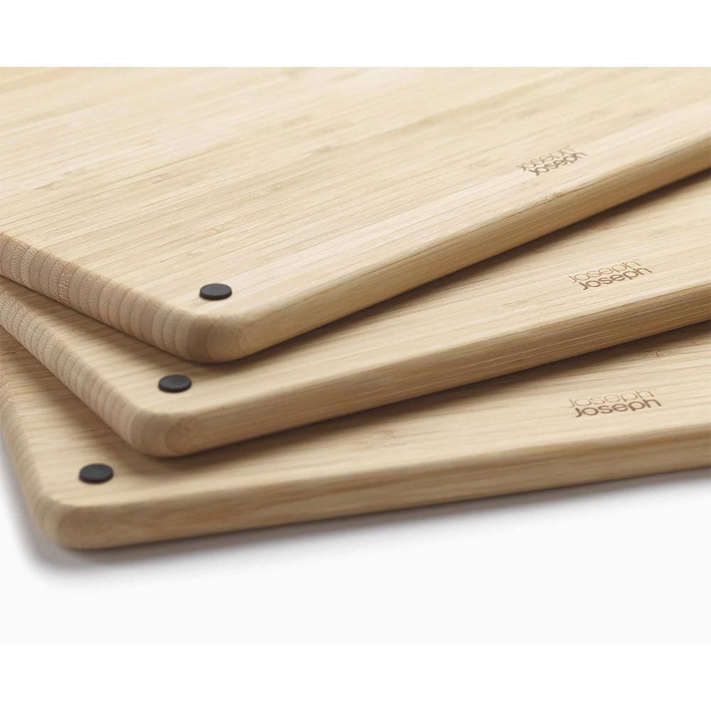 Joseph Joseph 60229 Folio Steel Bamboo 3 Piece Board Set Joseph Joseph 60229 Folio Steel Bamboo 3 Piece Board Set