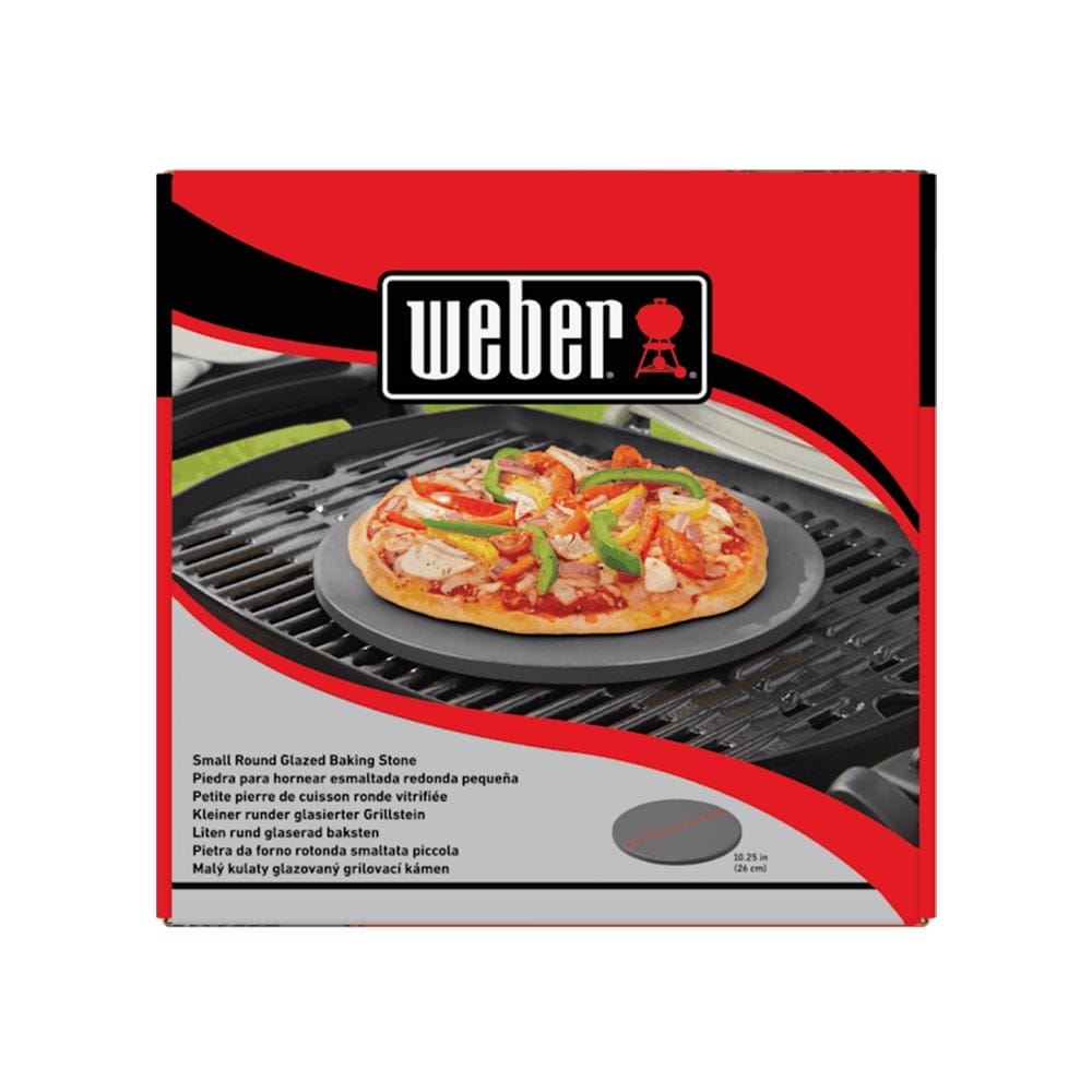Weber Small 26cm Round Glazed Baking Stone 18413