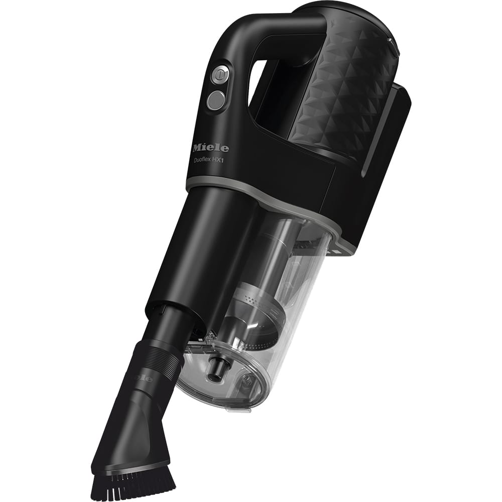 Miele DuoFlex HX1 Cat & Dog Cordless Handstick Vacuum Cleaner in Obsidian Black Miele DuoFlex HX1 Cat & Dog Cordless Handstick Vacuum Cleaner in Obsidian Black