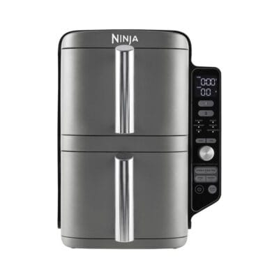 Ninja SL400UK Double Stack XL 2-Drawer 9.5L Air Fryer in Grey