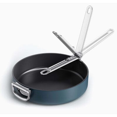Joseph Joseph Space Folding Handle Ceramic Non-stick 28cm Blue Frying Pan - 45042