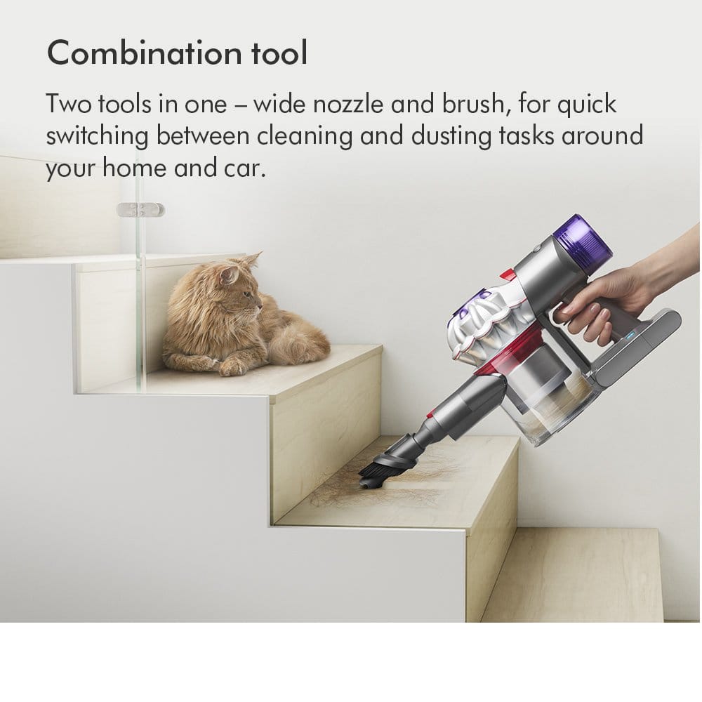 Dyson V8 Advanced Cordless Vacuum Cleaner with up to 40 minutes Run Time - Silver/Nickel Dyson V8 Advanced Cordless Vacuum Cleaner with up to 40 minutes Run Time - Silver/Nickel