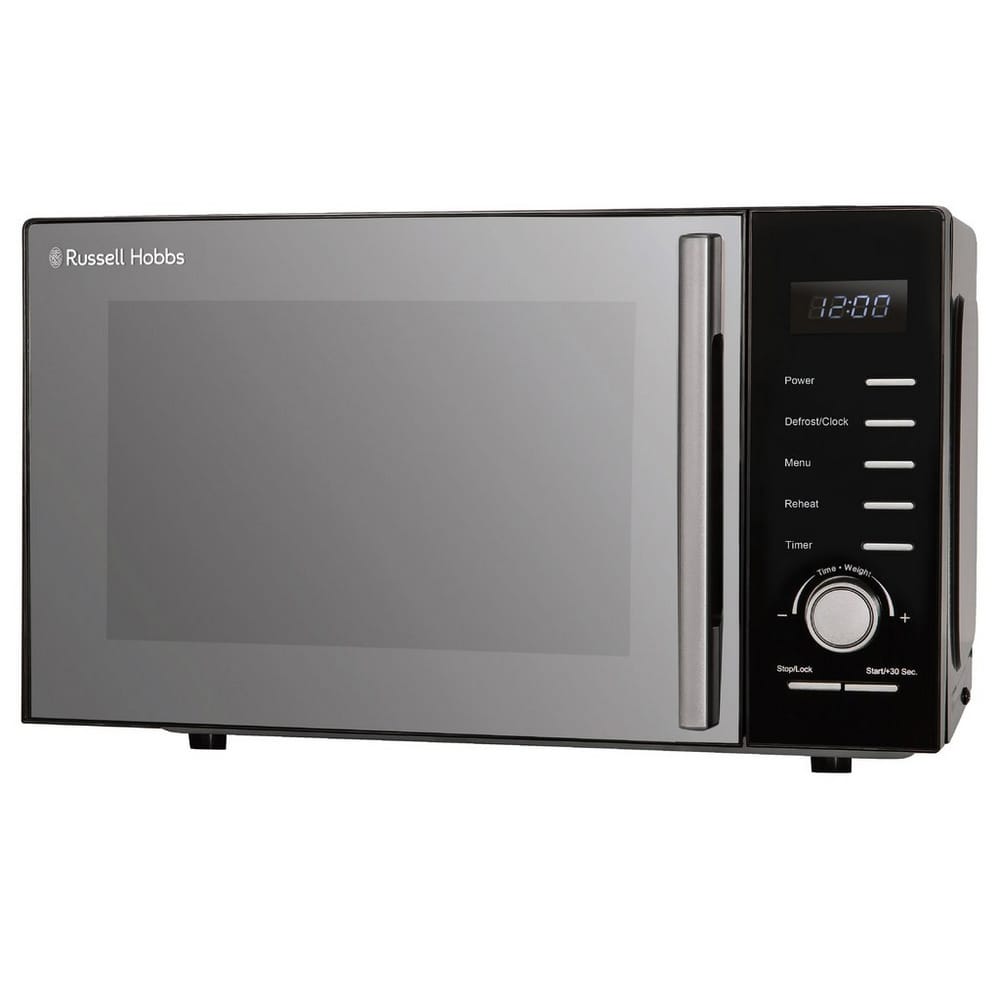 Russell Hobbs 23 Litre 900W Solo Microwave in Black - RHM2348B Russell Hobbs 23 Litre 900W Solo Microwave in Black - RHM2348B