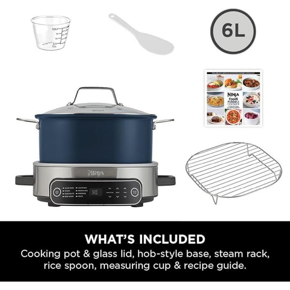 Ninja Foodi 8-Mode 6L PossibleCooker Rice & Slow Cooker - MC1101UK