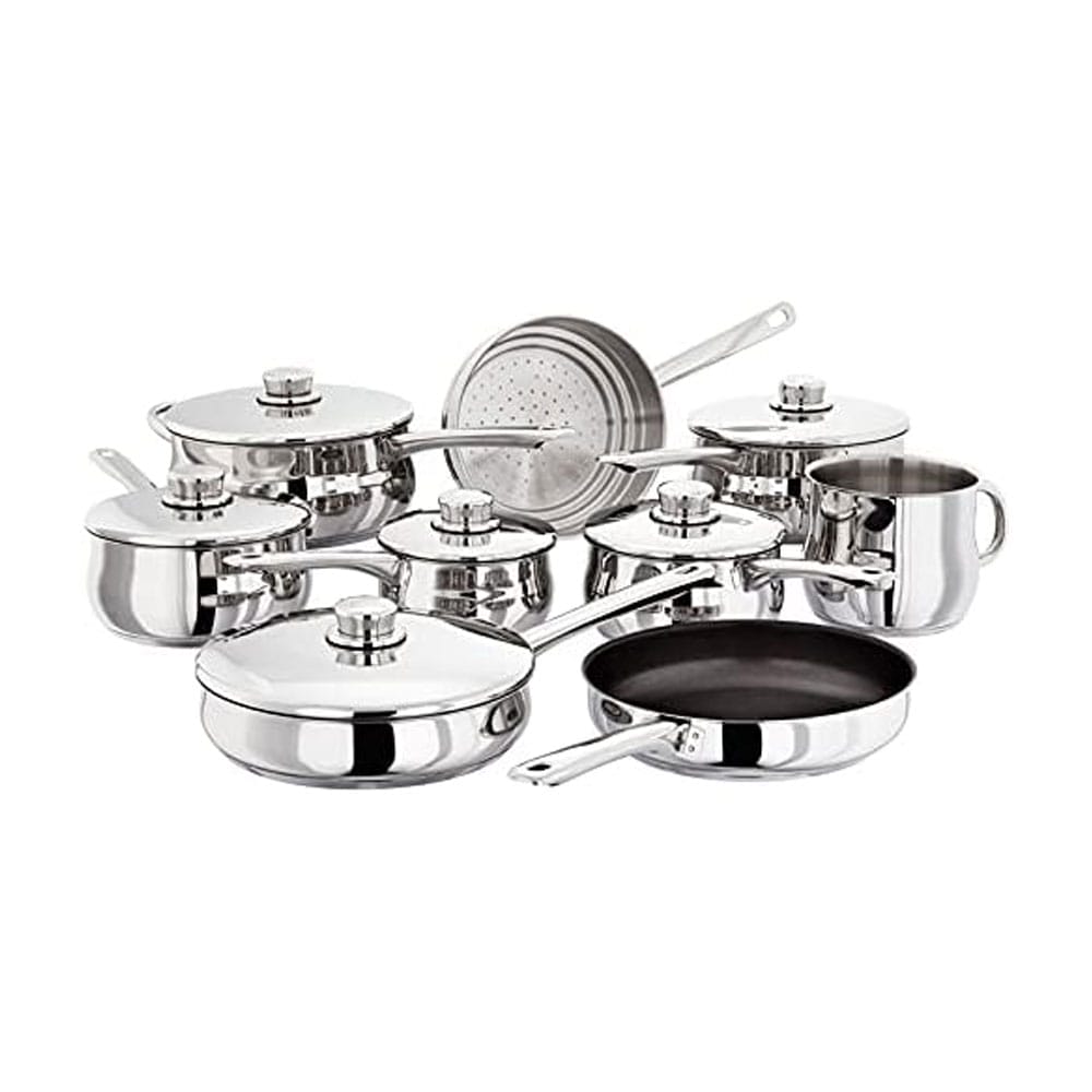 Stellar 1000 9 Piece Saucepan Set - S1F2 Stellar 1000 9 Piece Saucepan Set - S1F2