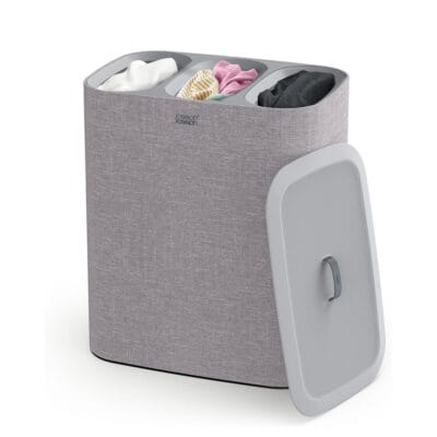 Joseph Joseph Tota Trio 90L Grey Laundry Separation Basket 50024