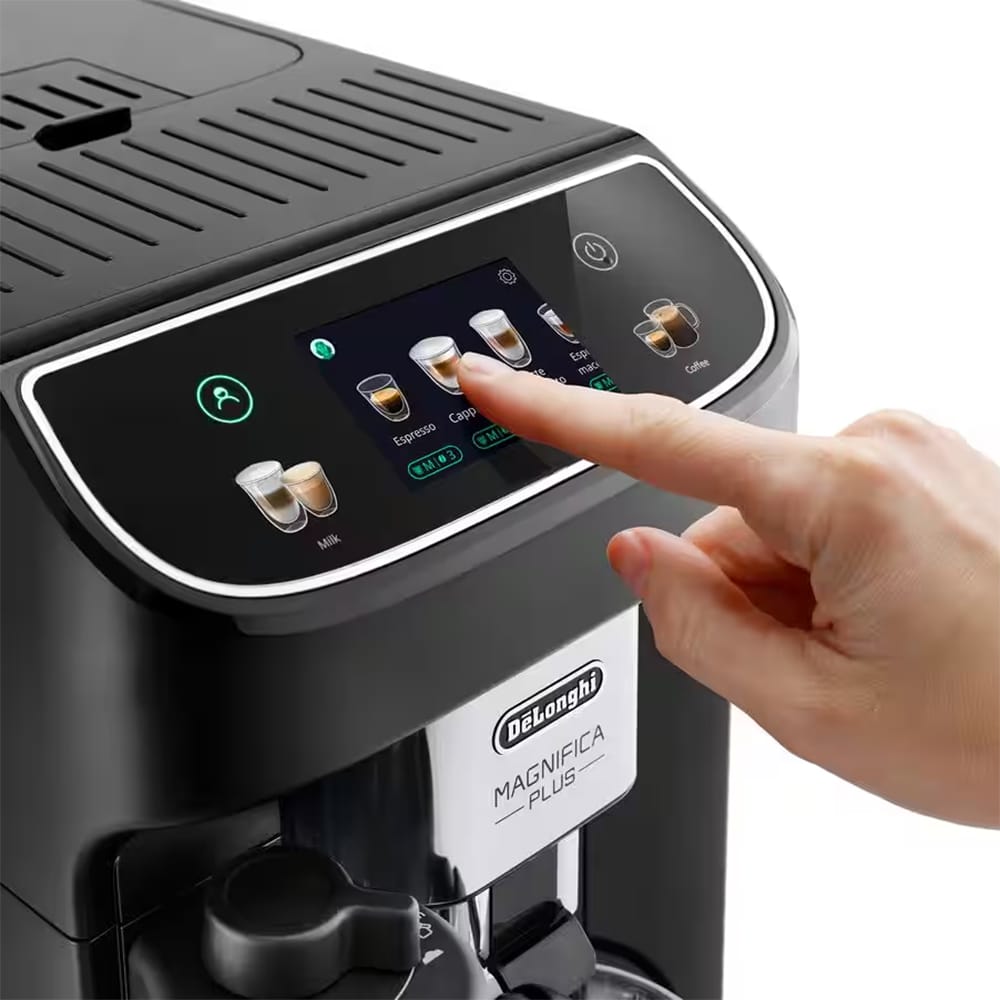 Delonghi Magnifica Plus Bean to Cup Coffee Machine in Black - ECAM32060B Delonghi Magnifica Plus Bean to Cup Coffee Machine in Black - ECAM32060B