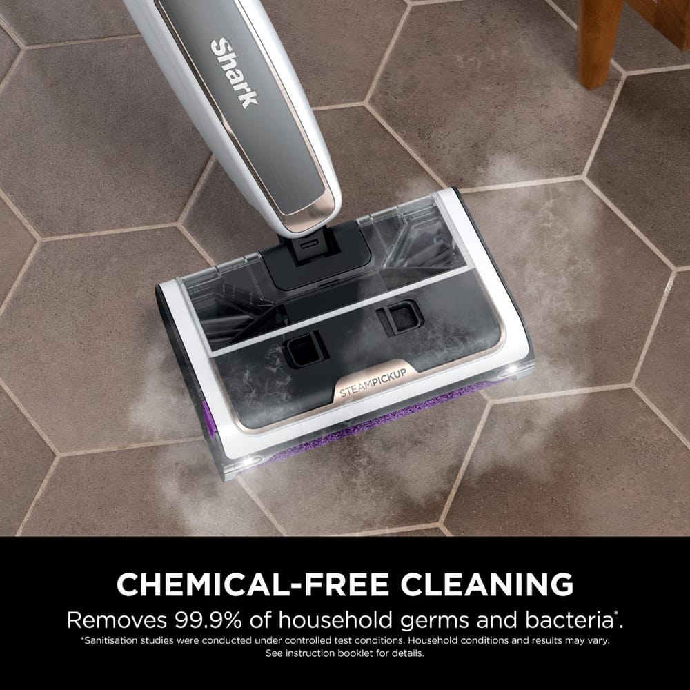 Shark SteamPickUp Hard Floor Cleaner in White - SD200UK