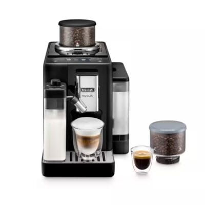 Delonghi Rivelia Bean to Cup Coffee Machine in Black - EXAM44055B