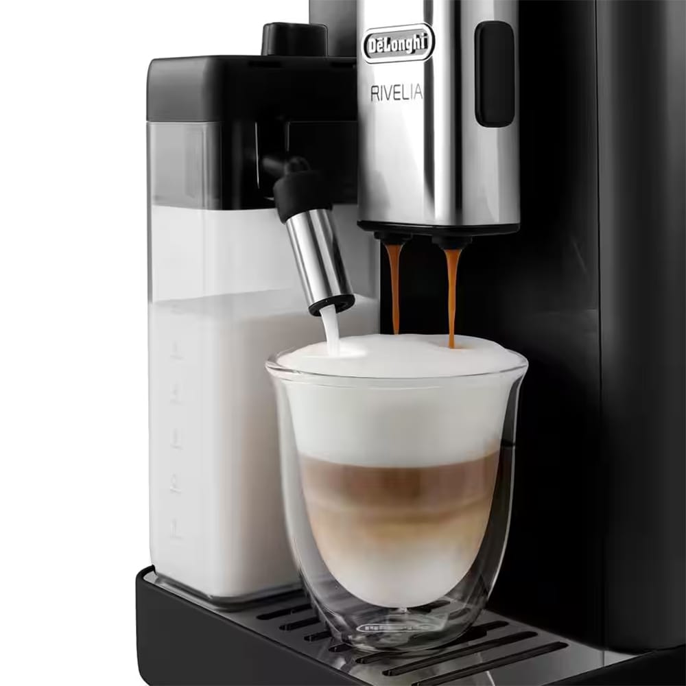 Delonghi Rivelia Bean to Cup Coffee Machine in Black - EXAM44055B