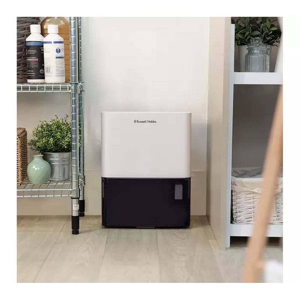 Russell Hobbs 10 Litre Dehumidifier in White & Black - RHDH1001 Russell Hobbs 10 Litre Dehumidifier in White & Black - RHDH1001
