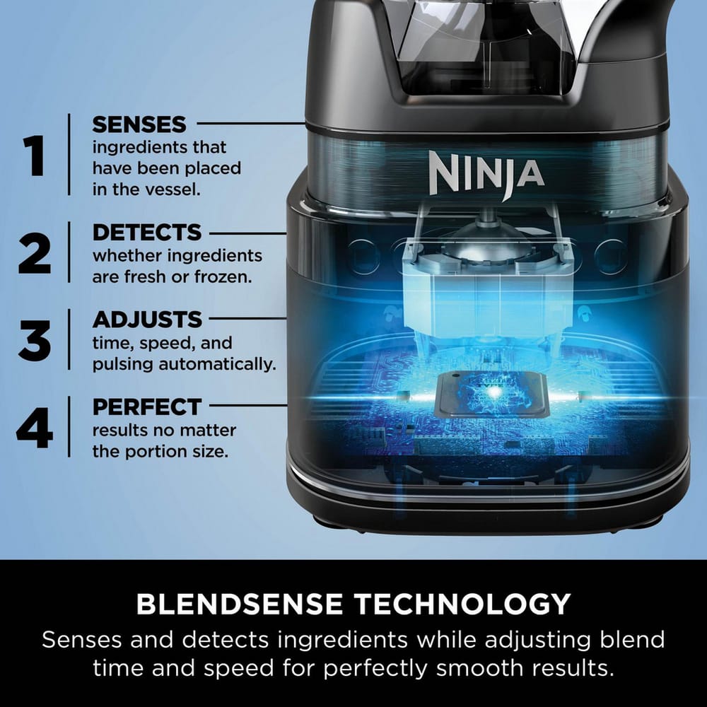 Ninja Detect Power Blending Pro with Blendsense Technology in Black - TB201UK Ninja Detect Power Blending Pro with Blendsense Technology in Black - TB201UK