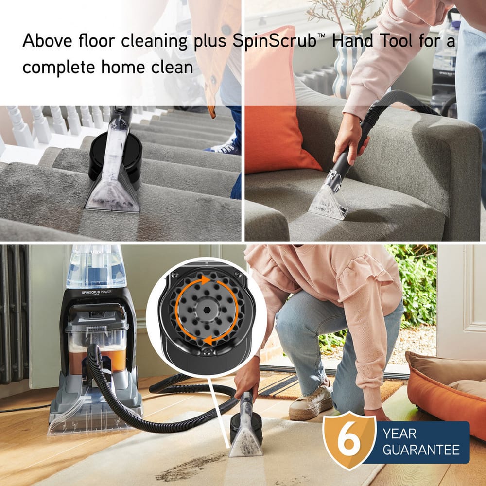 Vax SpinScrub Power Plus in Grey and Navy Blue - CDCW-SSXA Vax SpinScrub Power Plus in Grey and Navy Blue - CDCW-SSXA