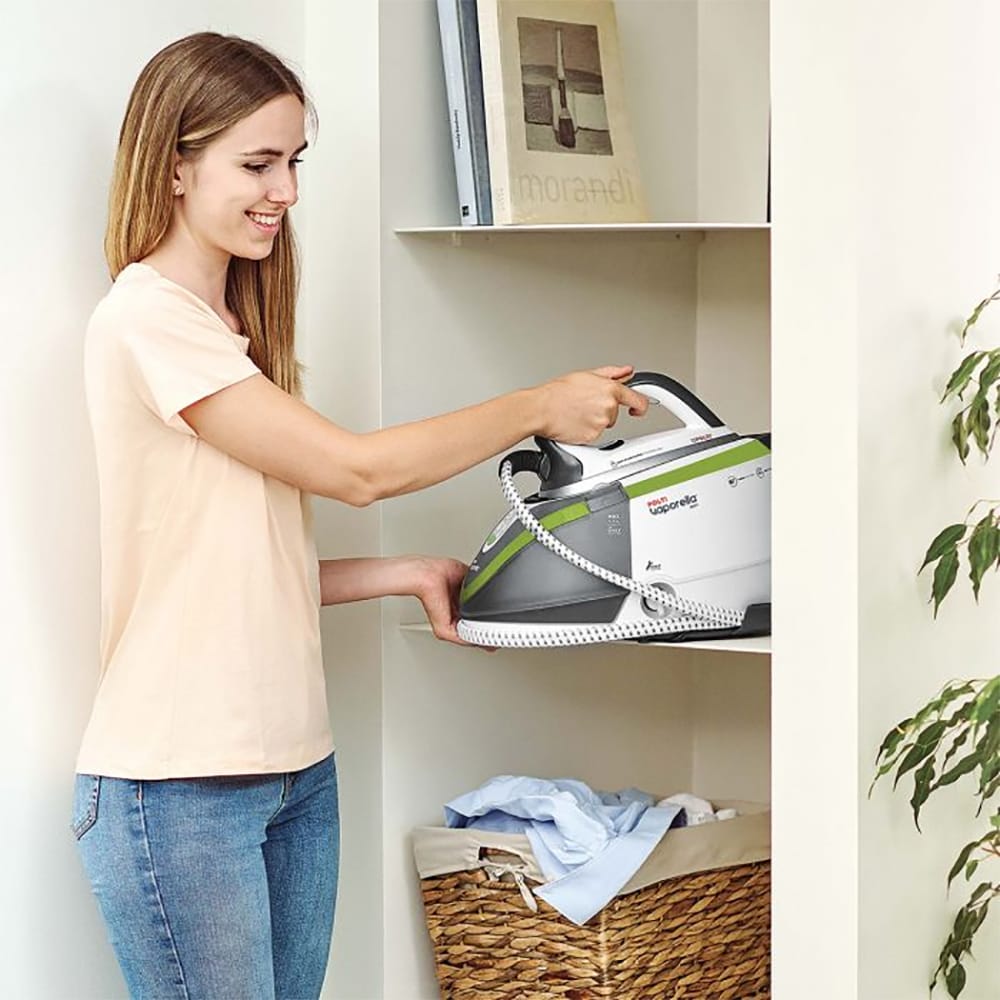 Polti Vaporella Next VN18.45 Steam Generator Iron in White Polti Vaporella Next VN18.45 Steam Generator Iron in White