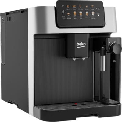 Beko Bean to Cup Fully Automatic Espresso Coffee Machine with Integrated Milk Jug in Silver - CEG7304X