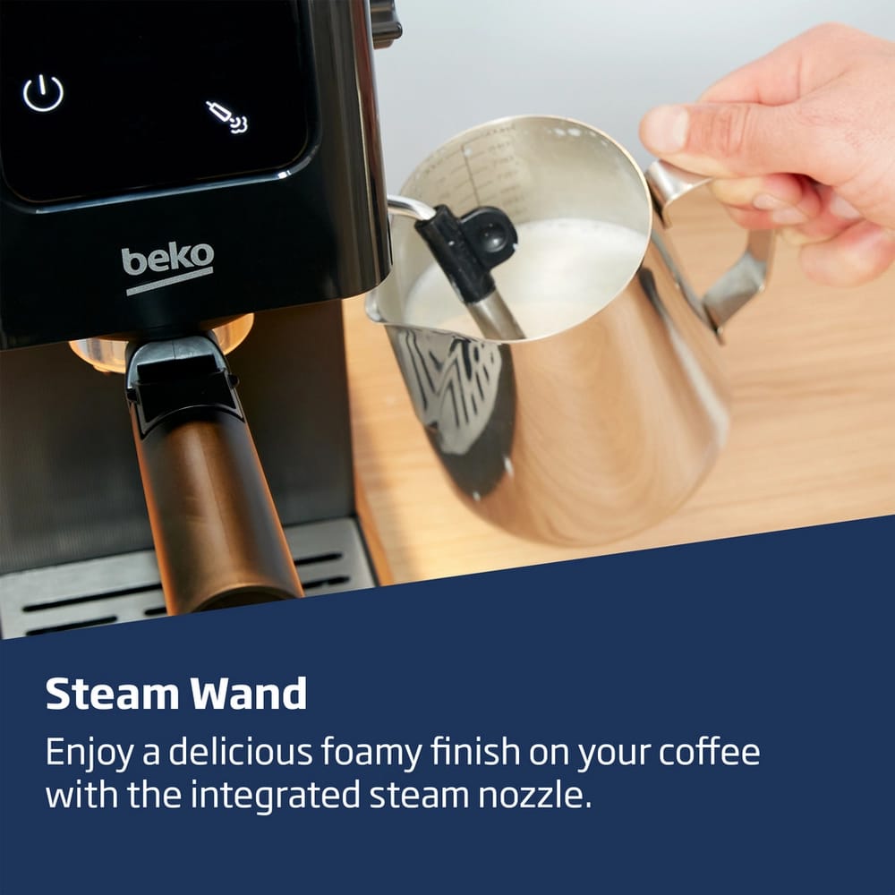 Beko CaffeExperto Manual Espresso Machine with Steam Wand - CEP5302B Beko CaffeExperto Manual Espresso Machine with Steam Wand - CEP5302B