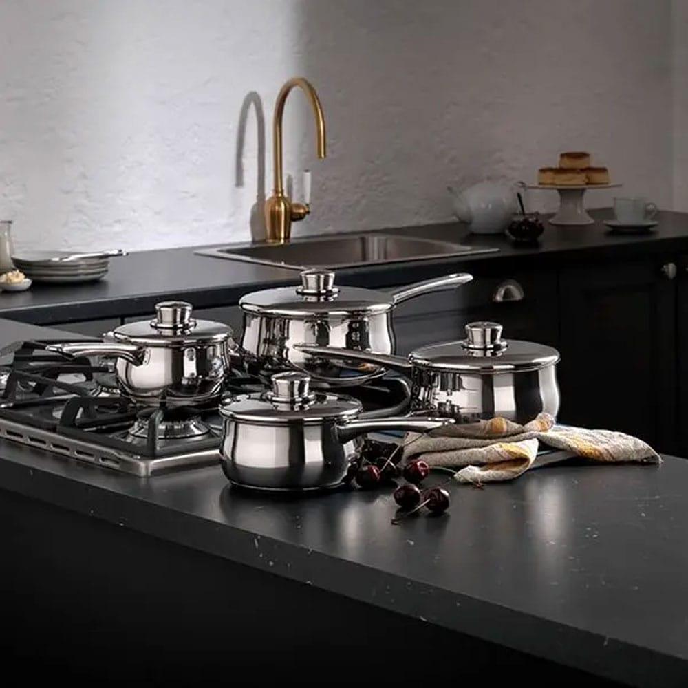 Stellar 1000 4 Piece Saucepan Set - S1A4 Stellar 1000 4 Piece Saucepan Set - S1A4