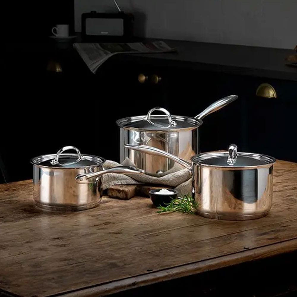 Stellar Profile 3 Piece Saucepan Set - S7A1 Stellar Profile 3 Piece Saucepan Set - S7A1