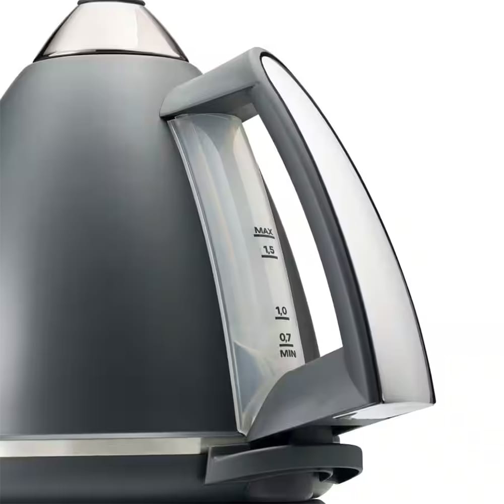 Delonghi Argento Silva Kettle in Grey - KBX3016GY Delonghi Argento Silva Kettle in Grey - KBX3016GY